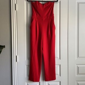 Red jumpsuit, worn once